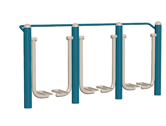 Double-column outdoor fitness equipment